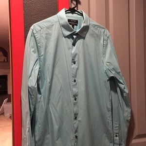 APT 9 Slim Fit light blue dress shirt